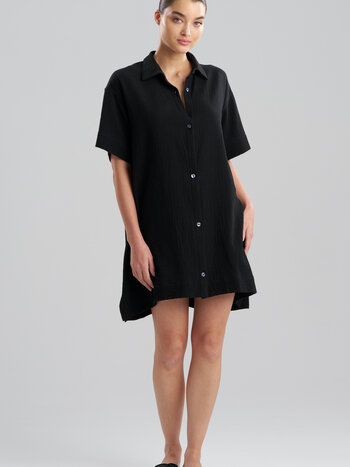Natori Sleepwear Onsen Cotton Fashion Sleepshirt