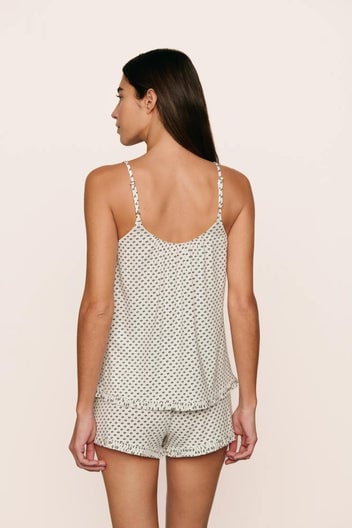 Eberjey Gisele TENCEL™ Printed Modal Ruffle Cami & Short Set
