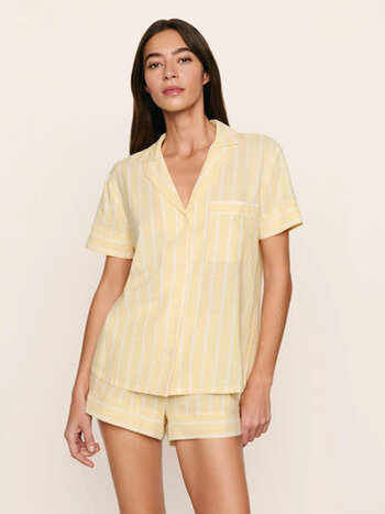 Eberjey Nautico Shortie Fashion Short PJ Set