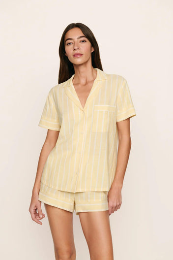Eberjey Nautico Shortie Fashion Short PJ Set