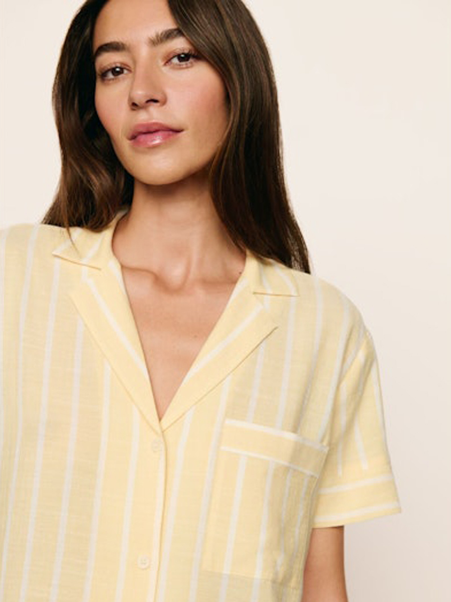 Eberjey Nautico Shortie Fashion Short PJ Set