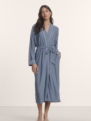Eberjey Gisele Printed TENCEL™ Modal Long Fashion Robe