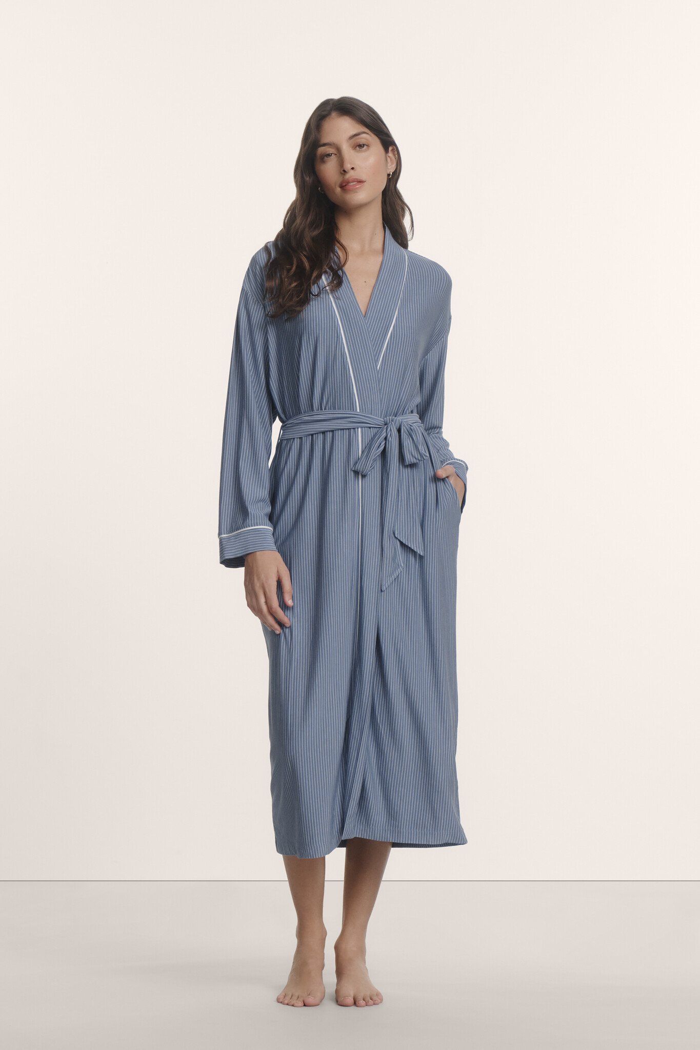 Eberjey Gisele Printed TENCEL™ Modal Long Fashion Robe