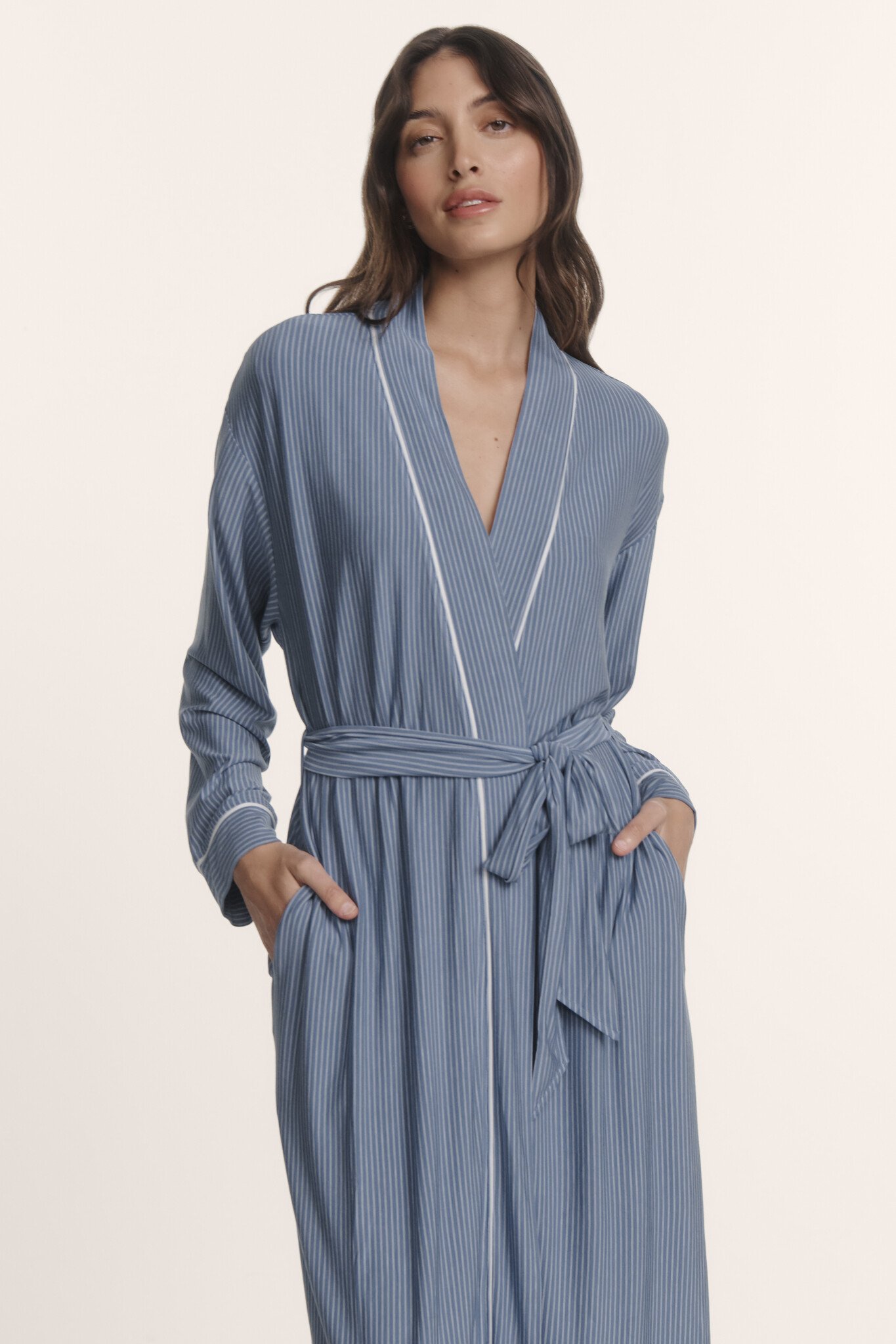 Eberjey Gisele Printed TENCEL™ Modal Long Fashion Robe