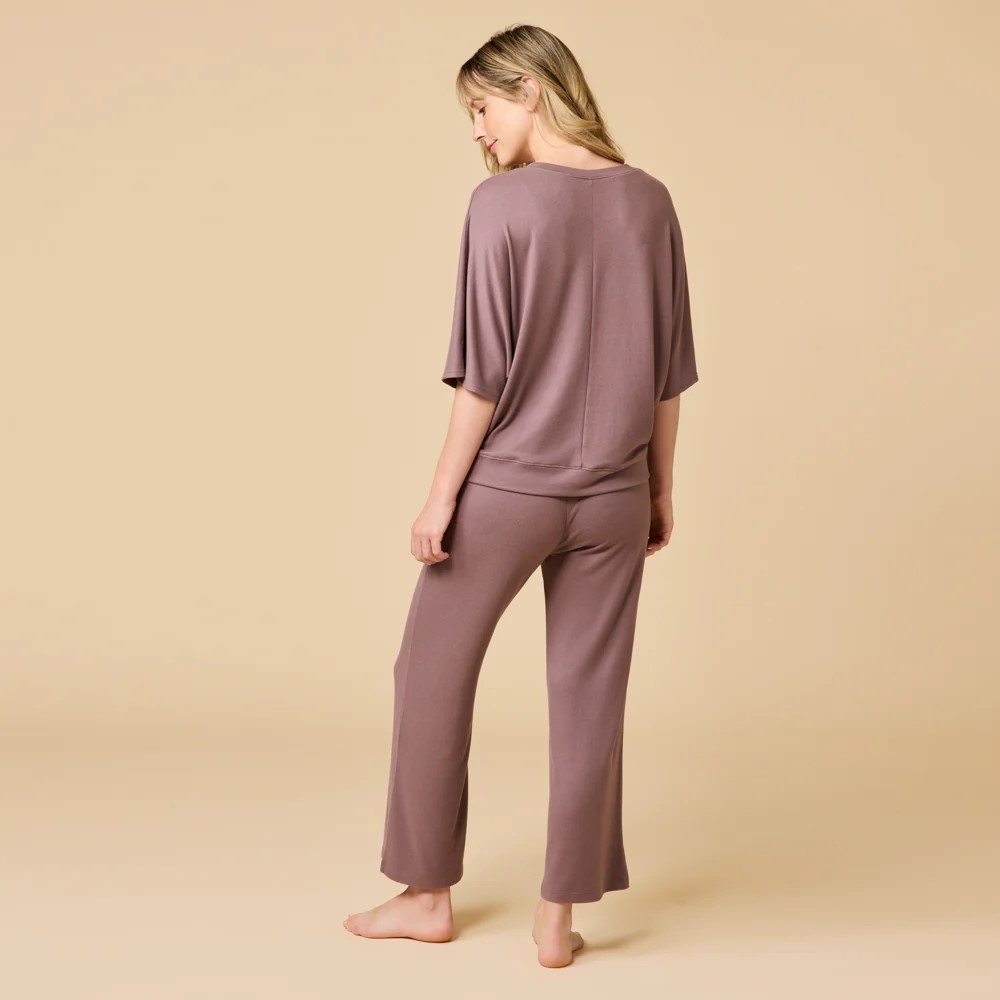 Softies Dream Relaxed V-Neck with Capri Pant Lounge Set