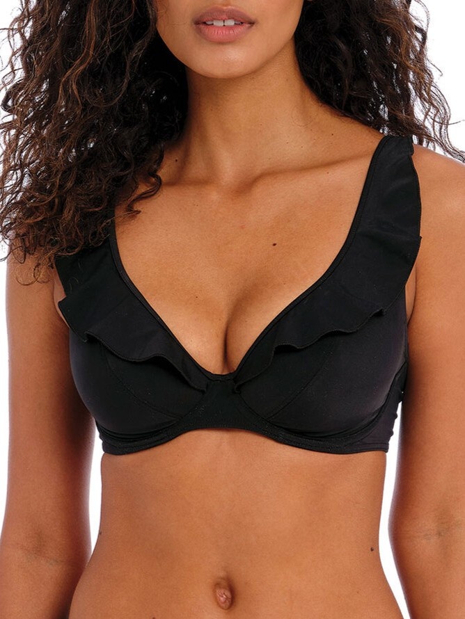Freya Swim Jewel Cove Ruffled Bikini Top