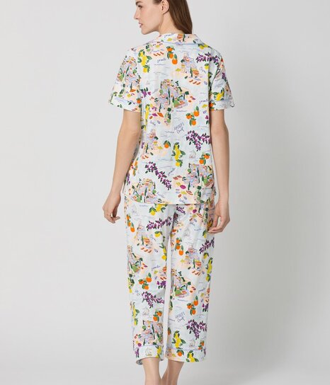 Bed Head BH270175 Amalfi Escape Stretch Jersey Cropped Fashion PJ