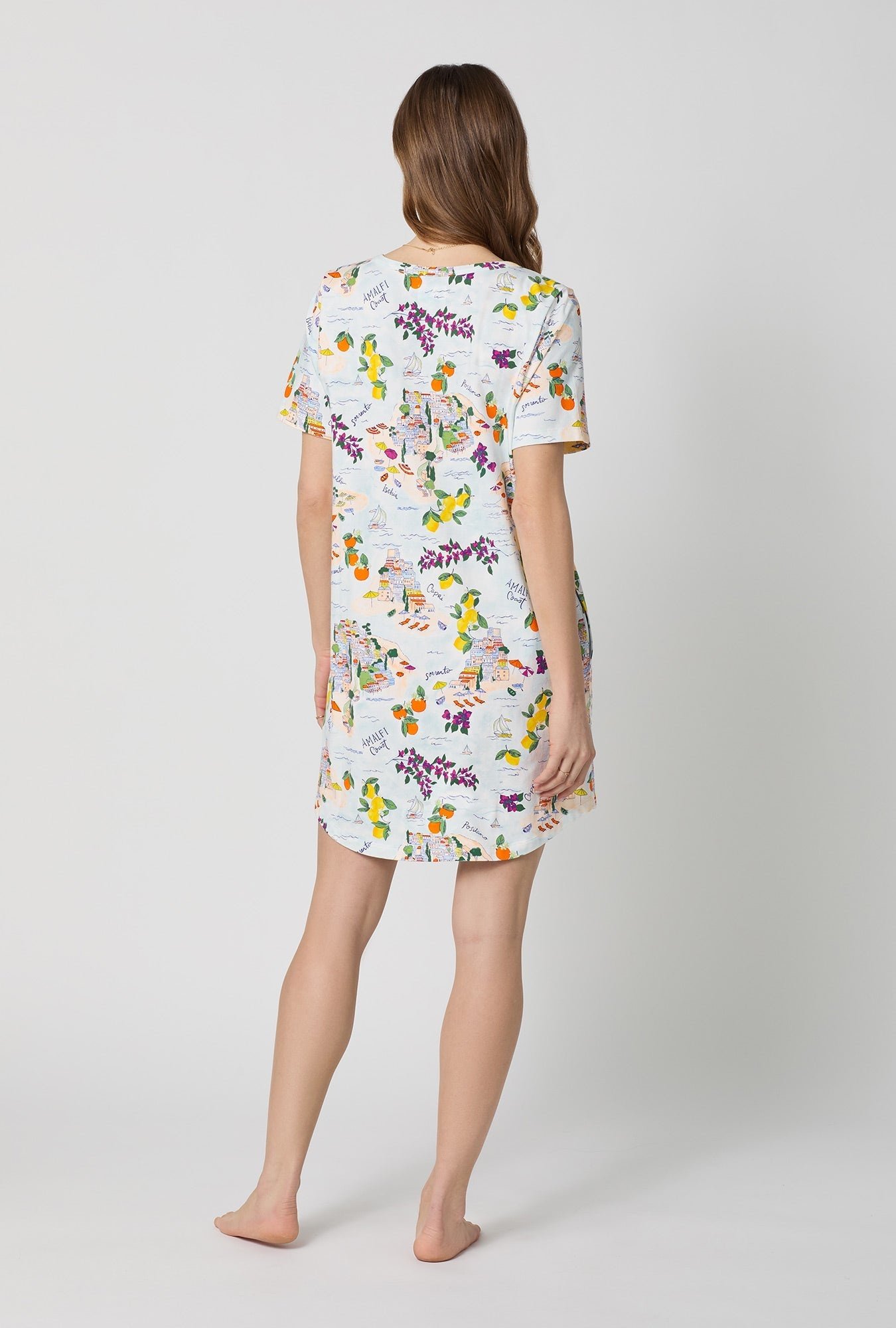 Bed Head Amalfi Escape Stretch Jersey Fashion T-Shirt Sleep Dress