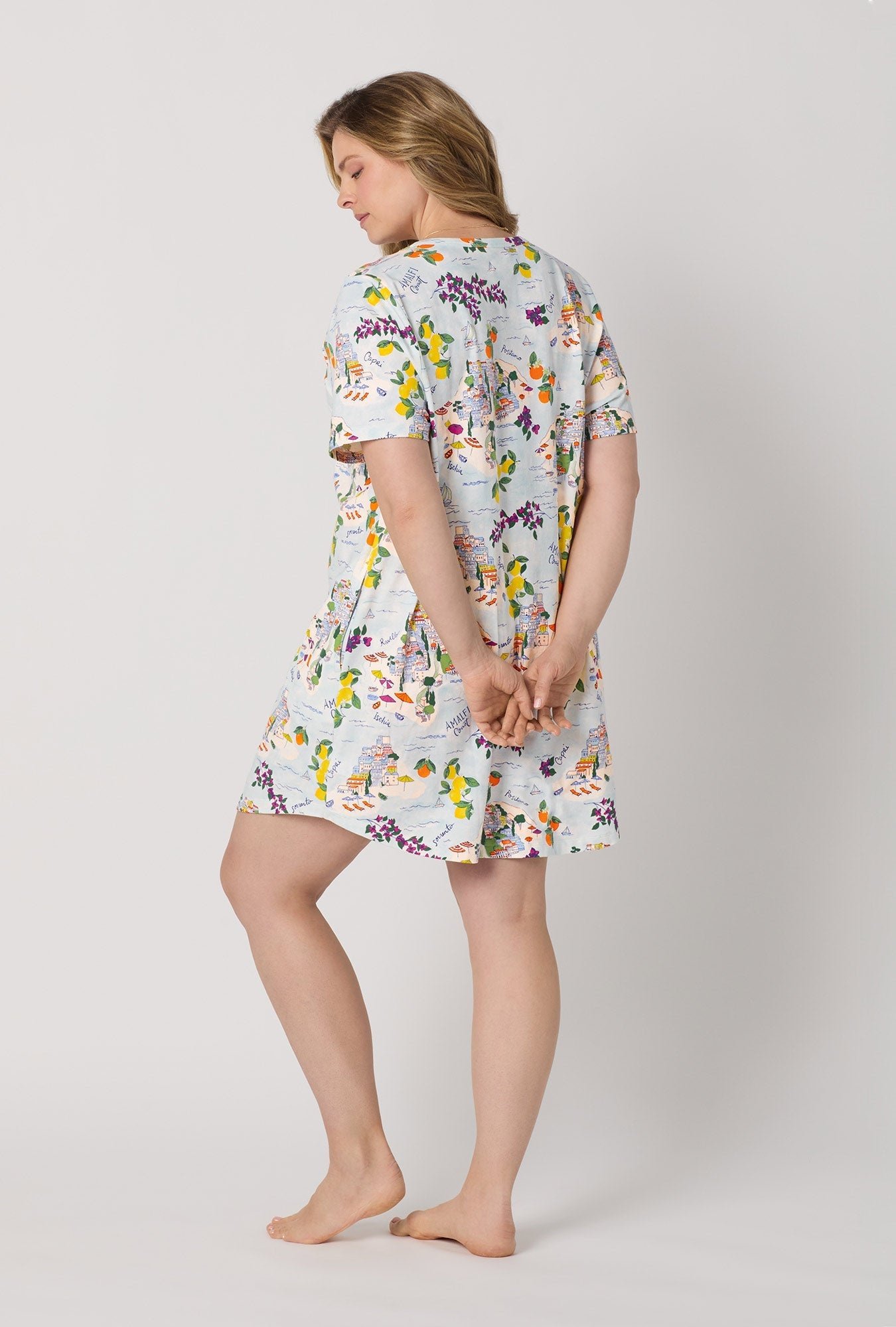 Bed Head Amalfi Escape Stretch Jersey Fashion T-Shirt Sleep Dress