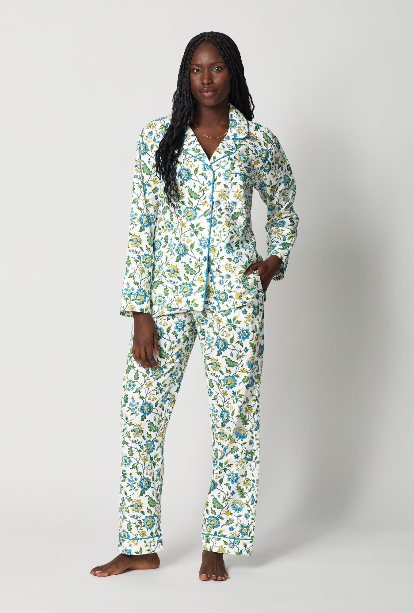 Bed Head Eva Belle Classic Tana Lawn® Long Sleeve PJ Set with Liberty Fabric