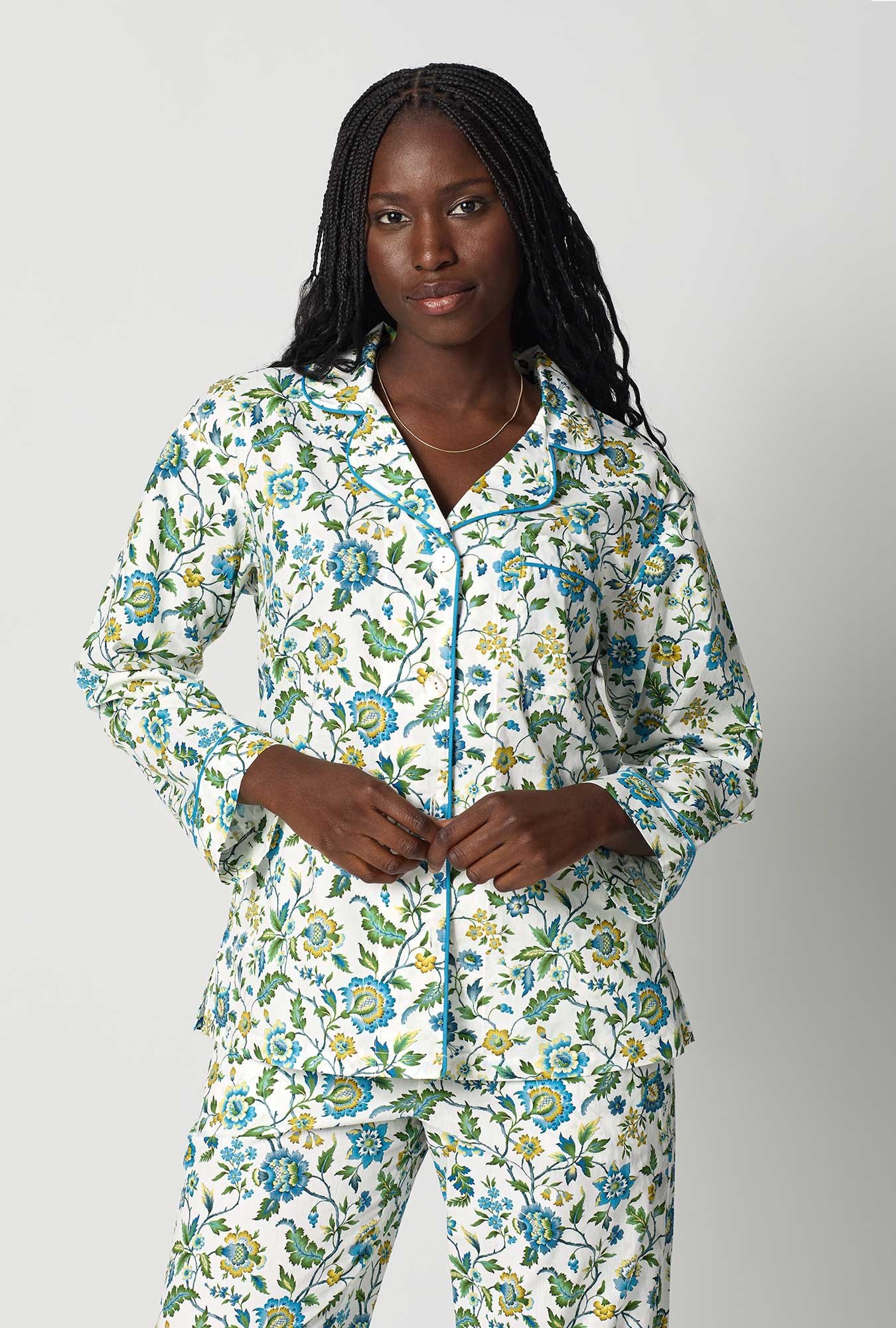 Bed Head Eva Belle Classic Tana Lawn® Long Sleeve PJ Set with Liberty Fabric