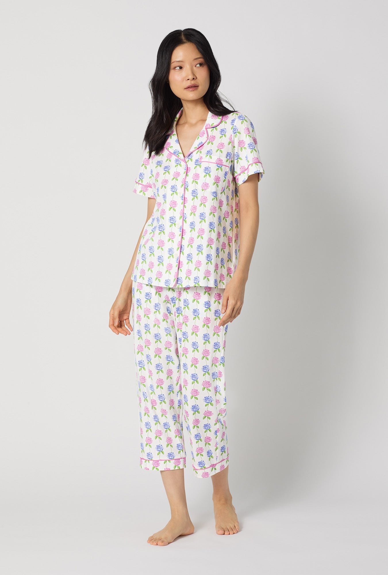 Bed Head Cottage Parlor Classic Stretch Cropped PJ Set