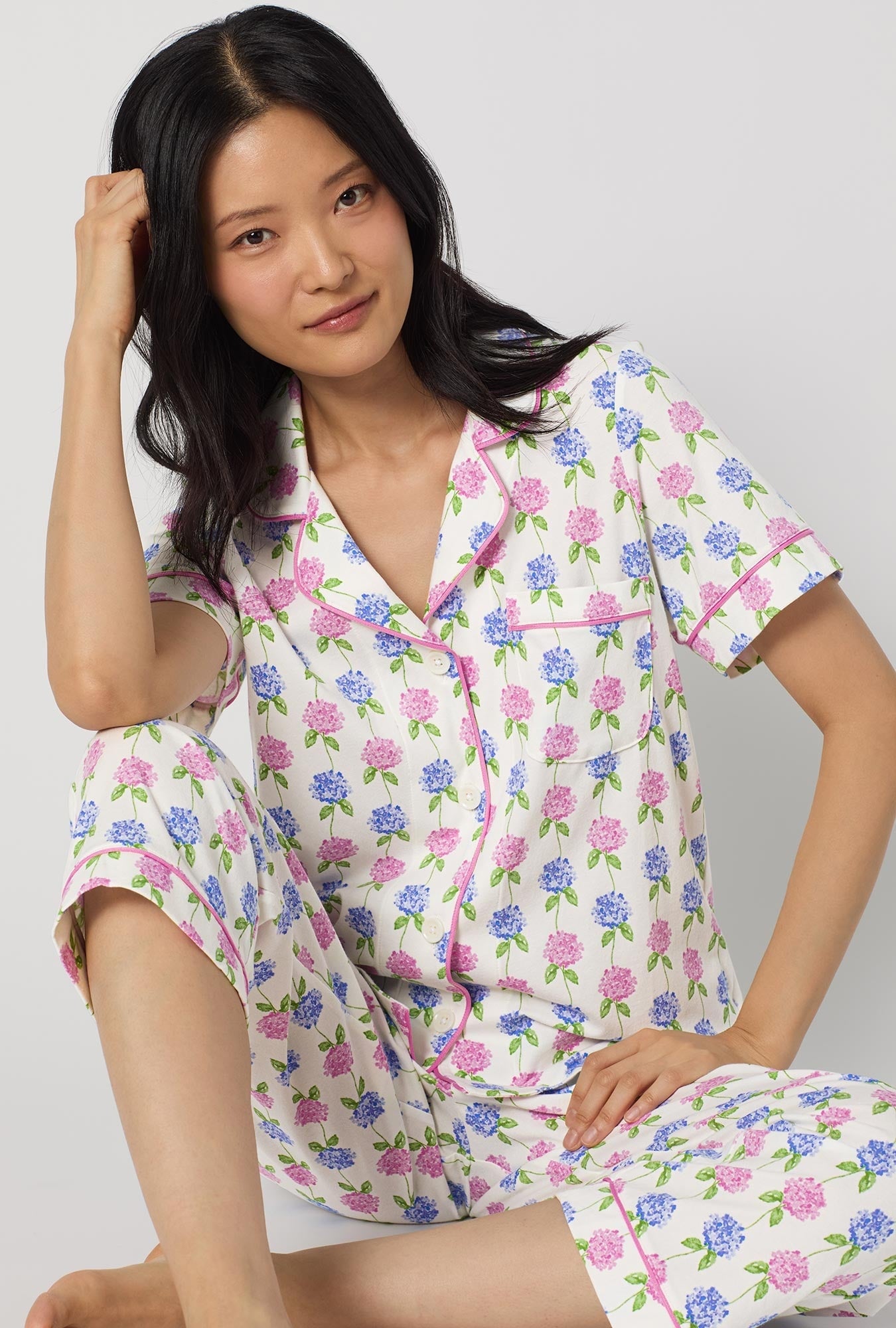 Bed Head Cottage Parlor Classic Stretch Cropped PJ Set