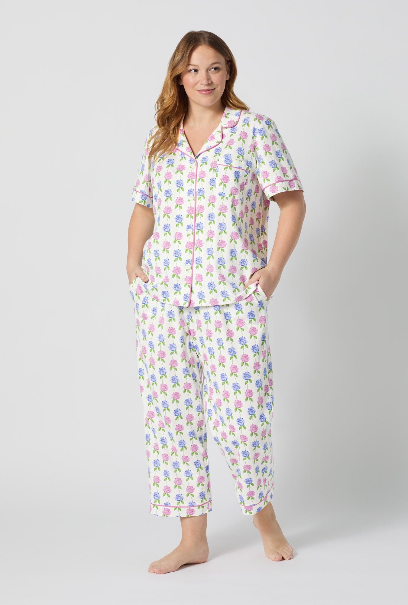 Bed Head Cottage Parlor Classic Stretch Cropped PJ Set