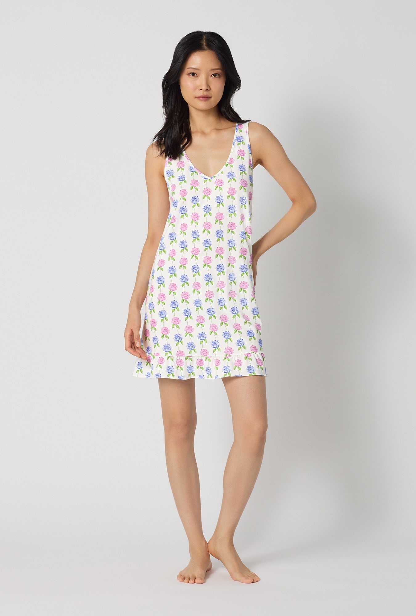 Bed Head Cottage Parlor Ruffle Stretch Jersey Chemise