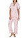 Kate Spade Short Sleeve Cropped Printed Fashion Pajamas