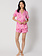 Bed Head Luxe Leopared Short Sleeve Classic Shorty PJ Set