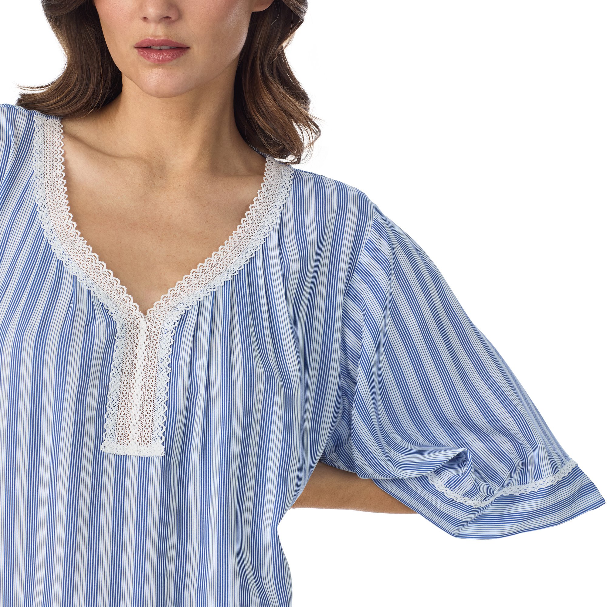 Eileen West Harbour Stripe Ecovero™ Rayon Fashion Caftan