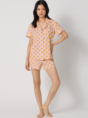 Bed Head Deo Sunset Short Sleeve Classic Shorty PJ Set