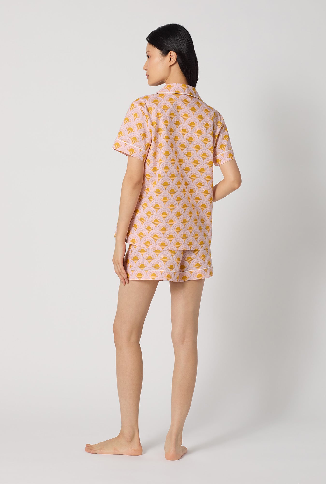 Bed Head Deo Sunset Short Sleeve Classic Shorty PJ Set