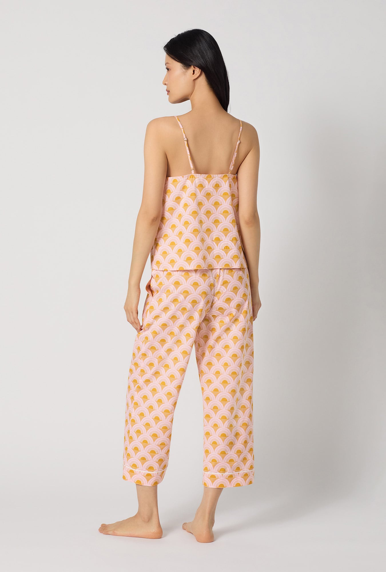 Bed Head Deco Sunset Cami Cropped Fashion PJ Set
