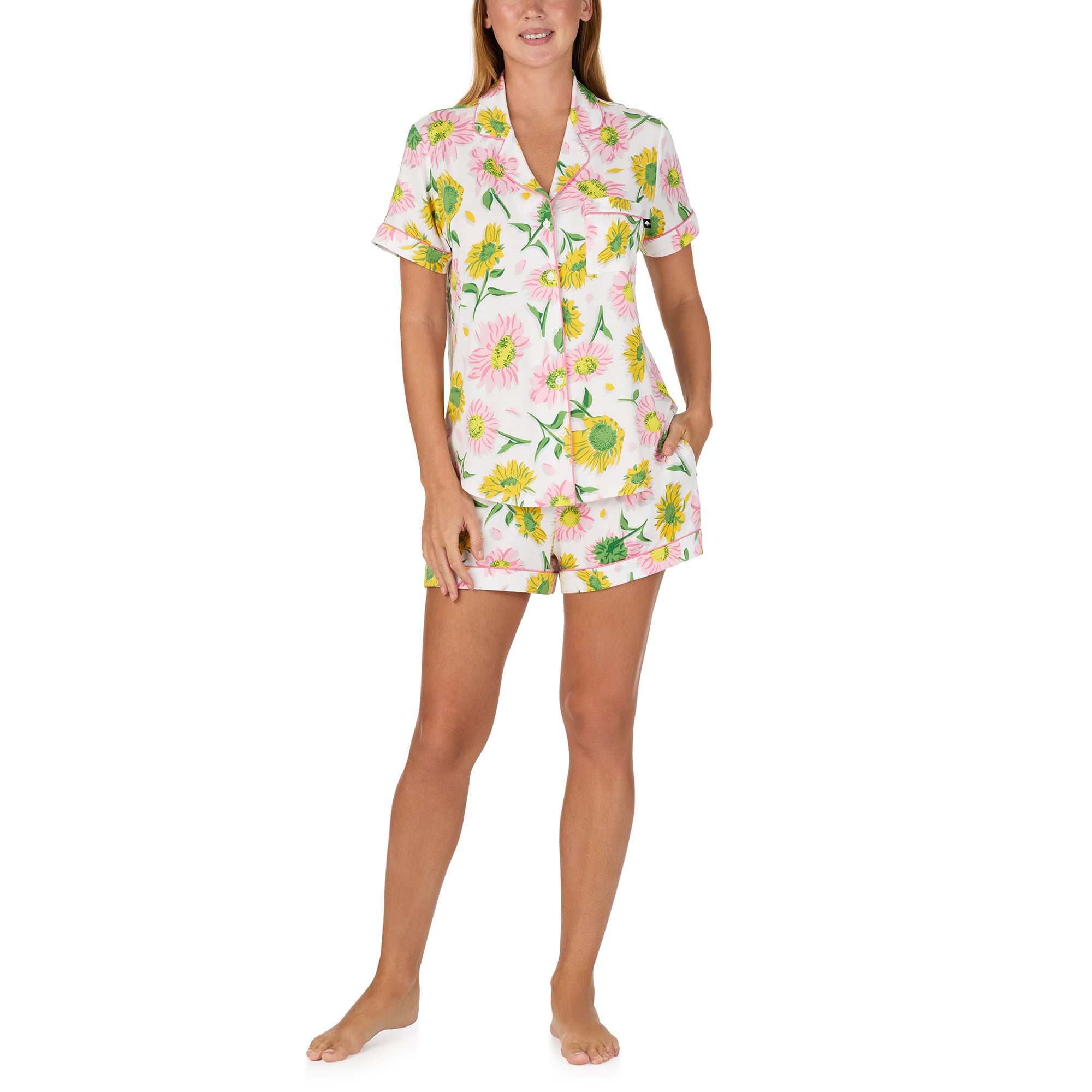 Kate Spade Short Sleeve Boxer Pajama Set