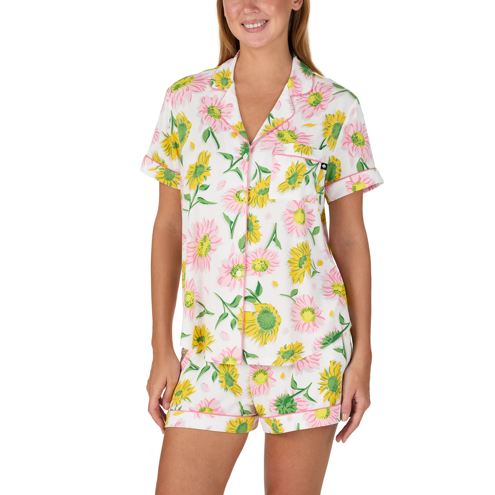 Kate Spade Short Sleeve Boxer Pajama Set