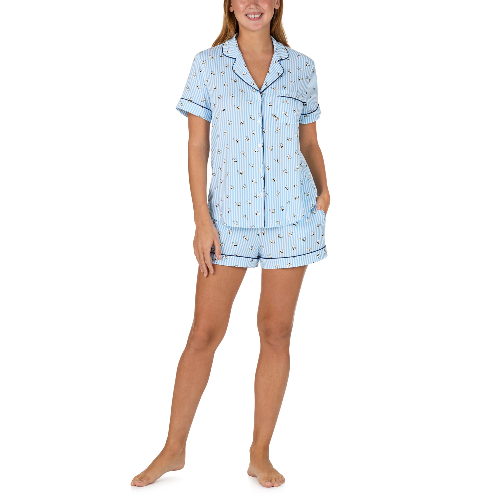 Kate Spade Short Sleeve Boxer Pajama Set
