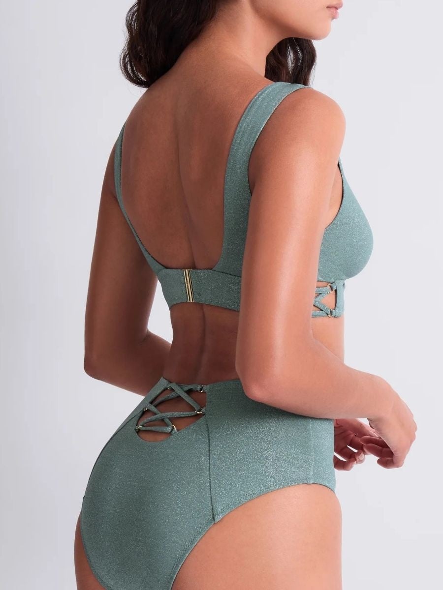 Summer Glow High-Waist Swim Brief