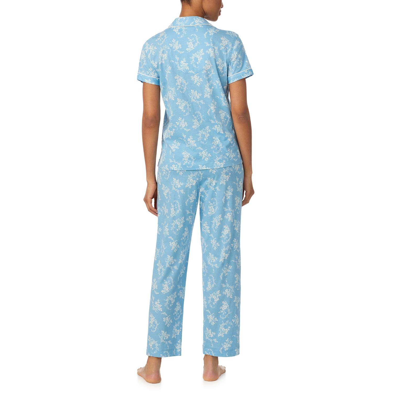Ralph Lauren Floral Jersey Ankle Sleep Set