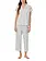 Ralph Lauren Classic Knit Notch Collar Cropped PJ Set