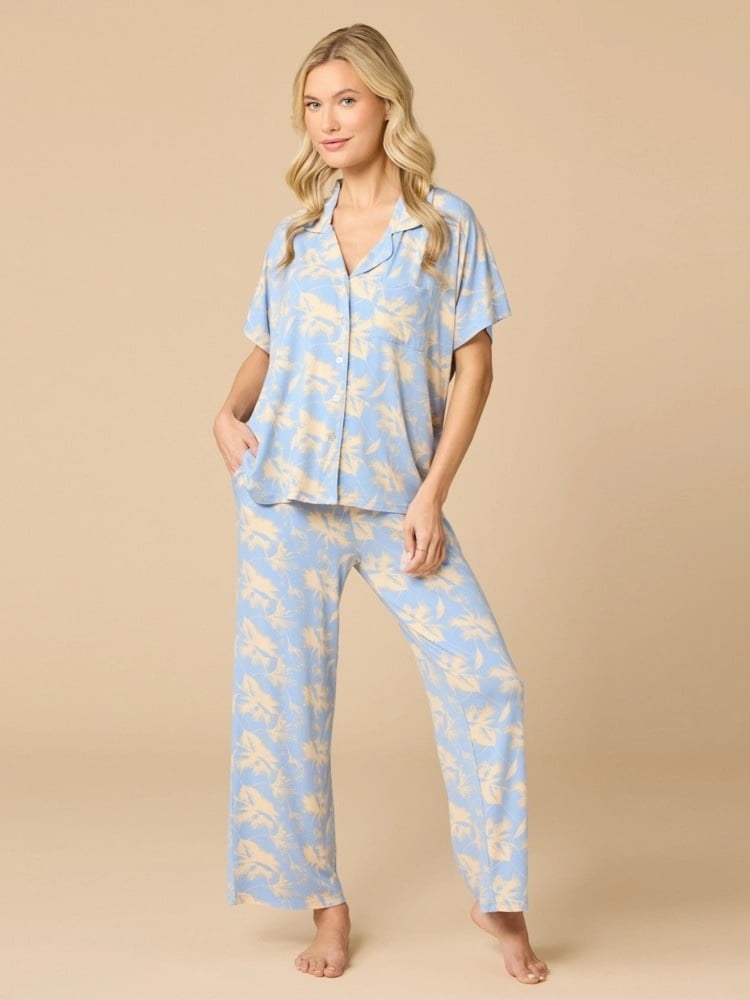 Softies Caftan Top Cropped Pant Set