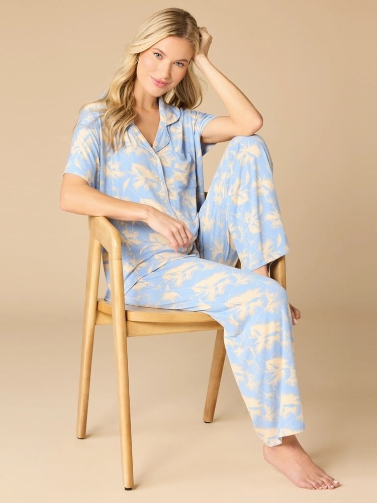 Softies Caftan Top Cropped Pant Set