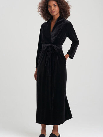 Natori Sleepwear Natalie Velvet Robe