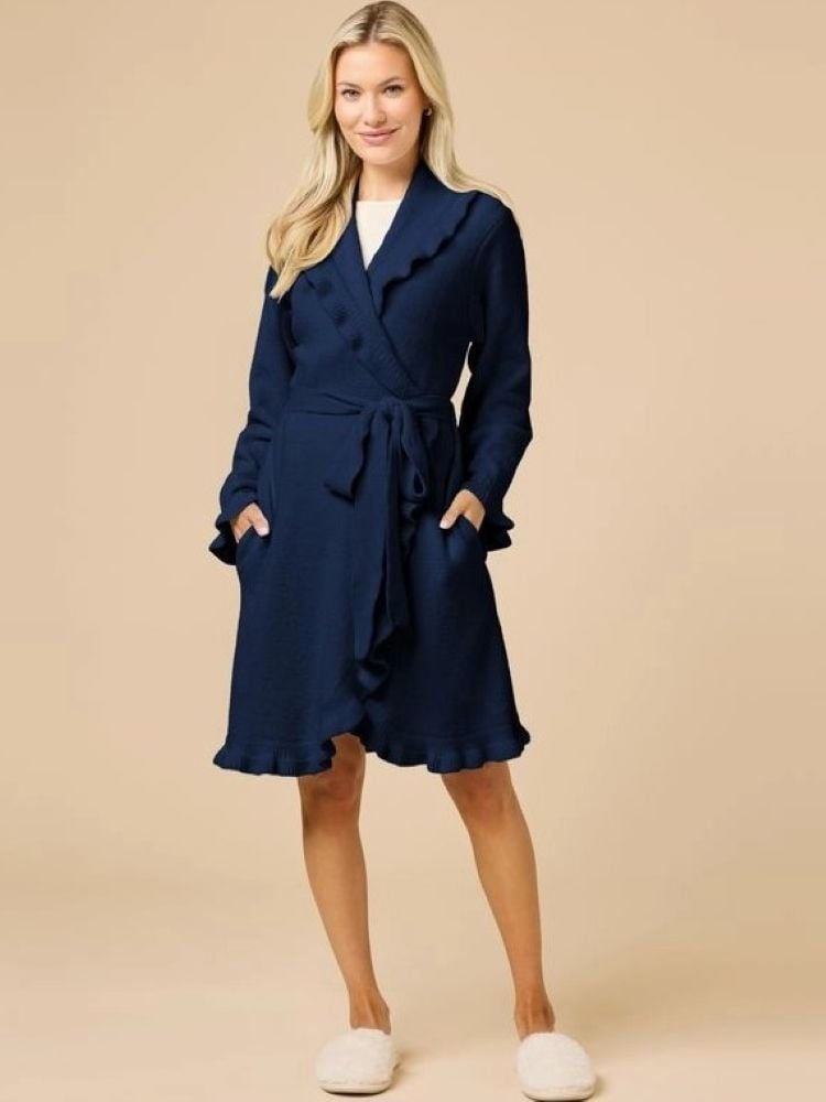 Softies 36" Ruffle Chenille Robe
