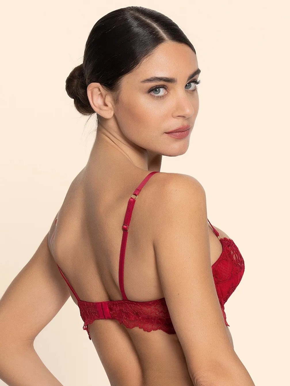 Sublime En Dentelle Demi Underwire Fashion Bra