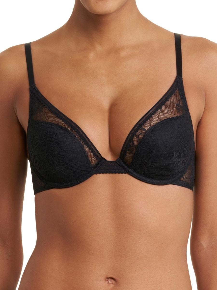 Natori Love Lace Convertible Plunge Underwire Push-Up Bra