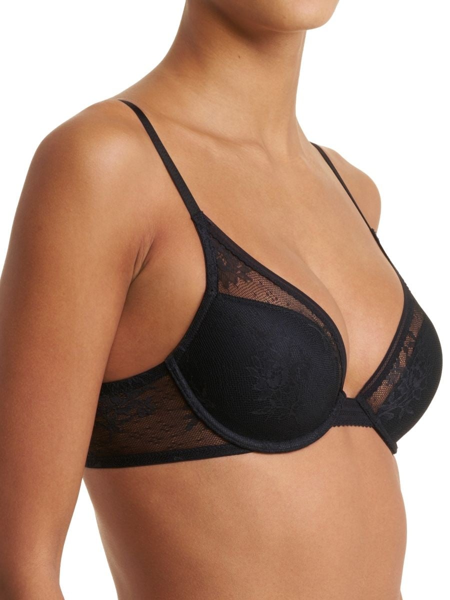 Natori Love Lace Convertible Plunge Underwire Push-Up Bra