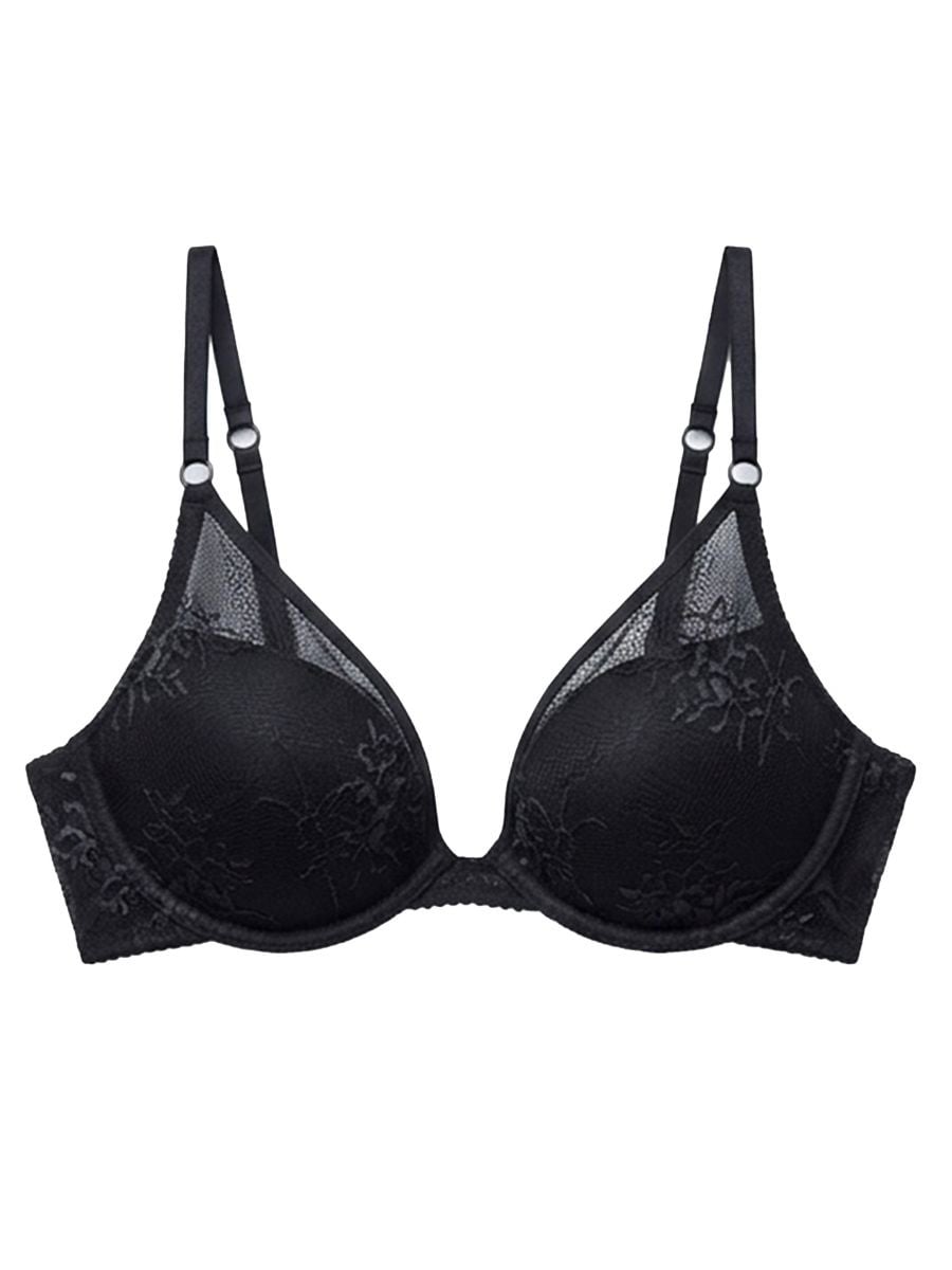 Natori Love Lace Convertible Plunge Underwire Push-Up Bra