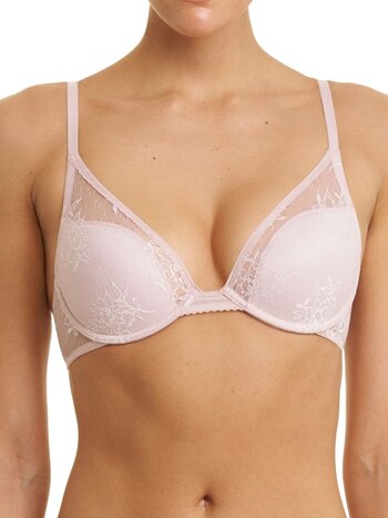 Natori Love Lace Convertible Plunge Underwire Push-Up Bra