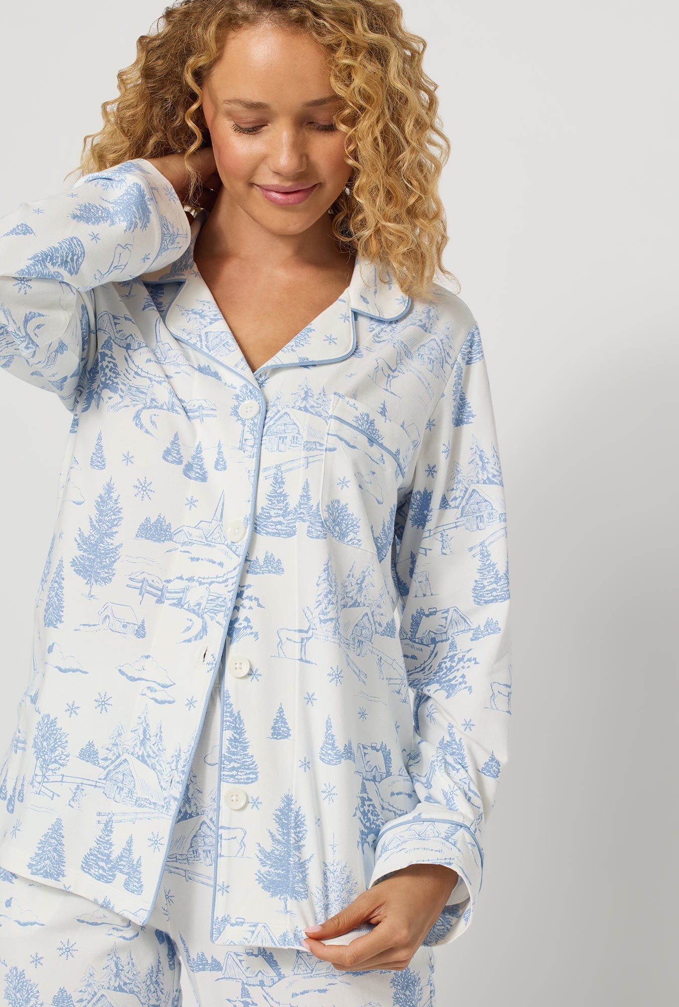Bed Head Winter Wonderland Classic Stretch Jersey PJ Set