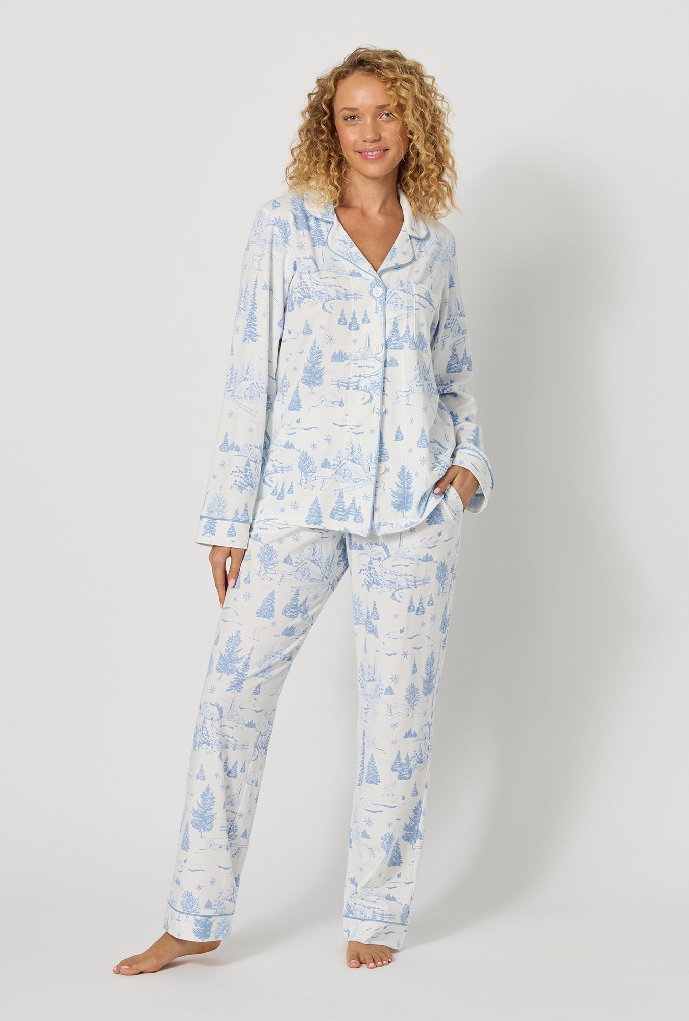 Bed Head Winter Wonderland Classic Stretch Jersey PJ Set