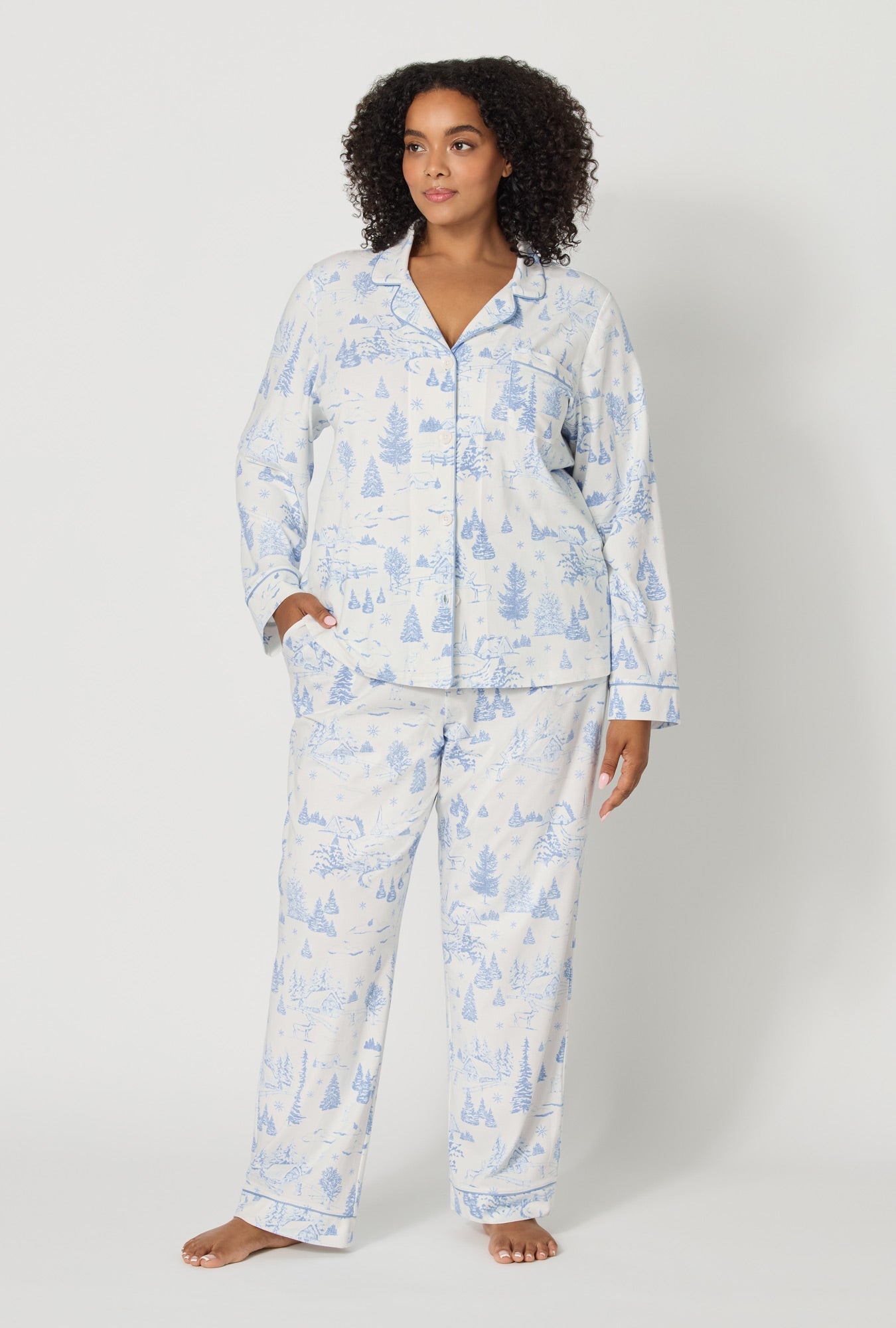Bed Head Winter Wonderland Classic Stretch Jersey PJ Set