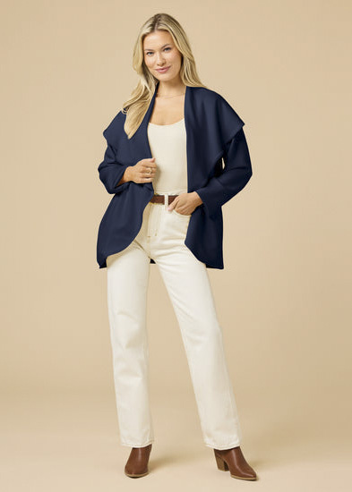 Softies DreamTech Exaggerated Collar Cardigan
