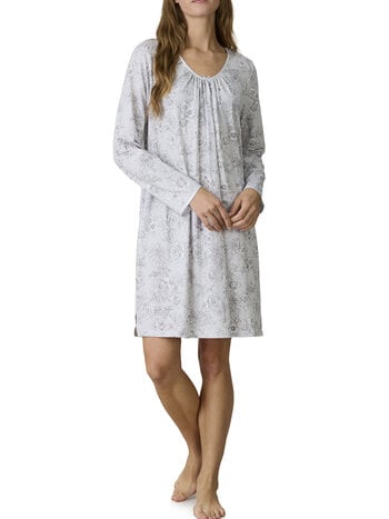 Soft Retreat Long Sleeve Short Nightgown