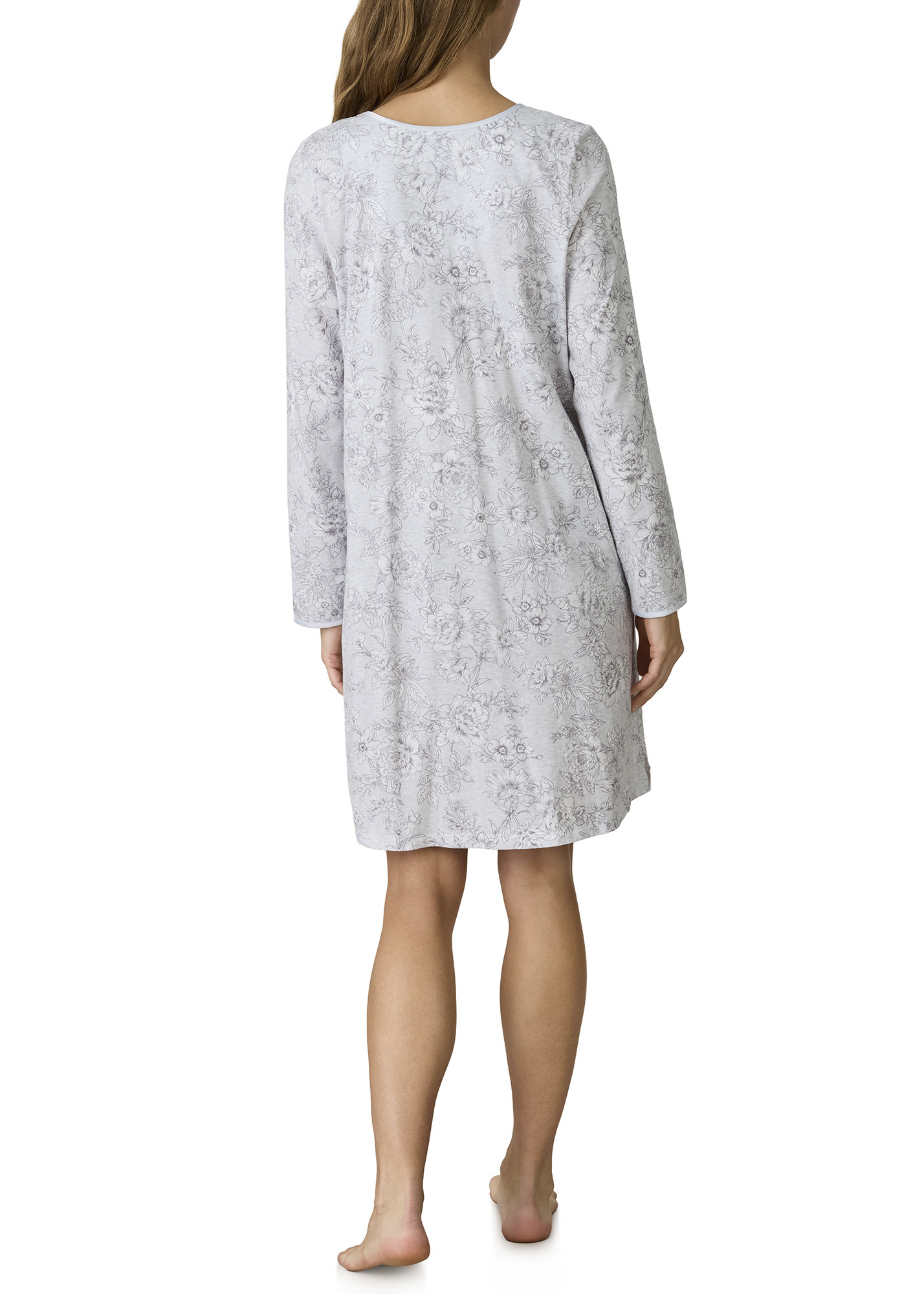 Soft Retreat Long Sleeve Short Nightgown