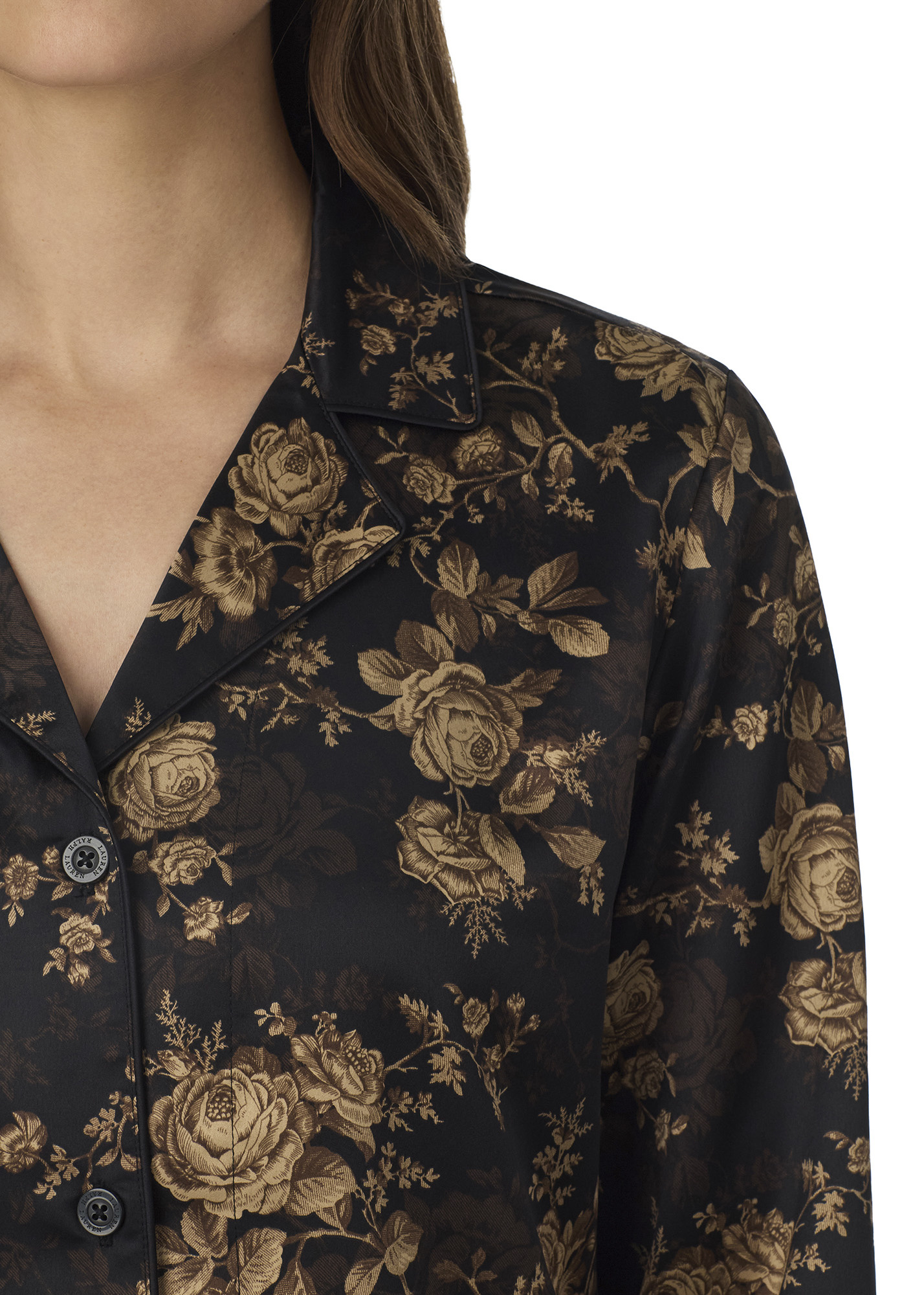 Ralph Lauren Floral Satin Sleep Set