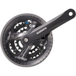 Shimano Acera FC-M361 Crankset - 170mm, 7/8-Speed, 42/32/22t, 104/64 BCD, Square Taper JIS Spindle Interface, Black