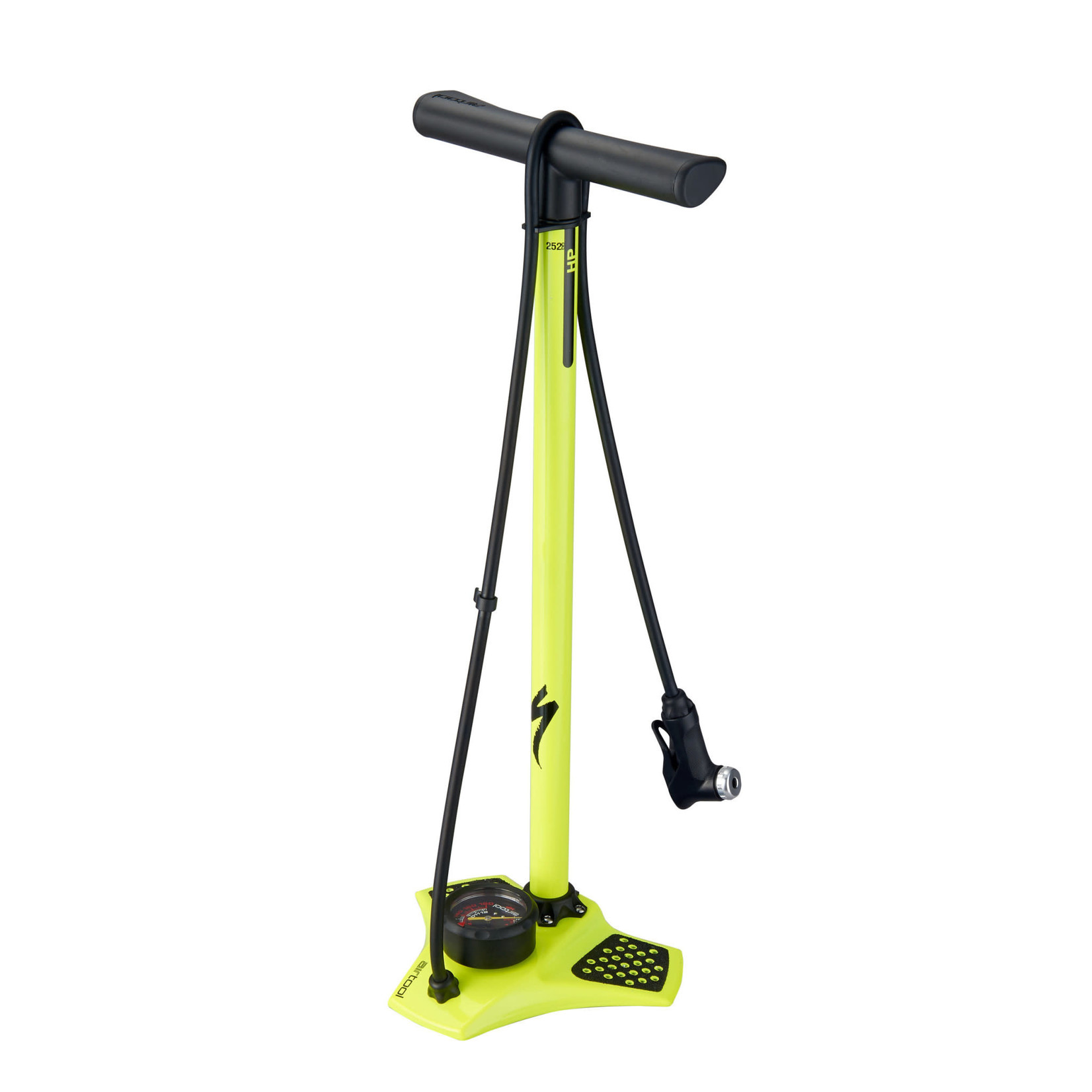 Specialized Air Tool High Pressure Floor Pump Neon Yellow