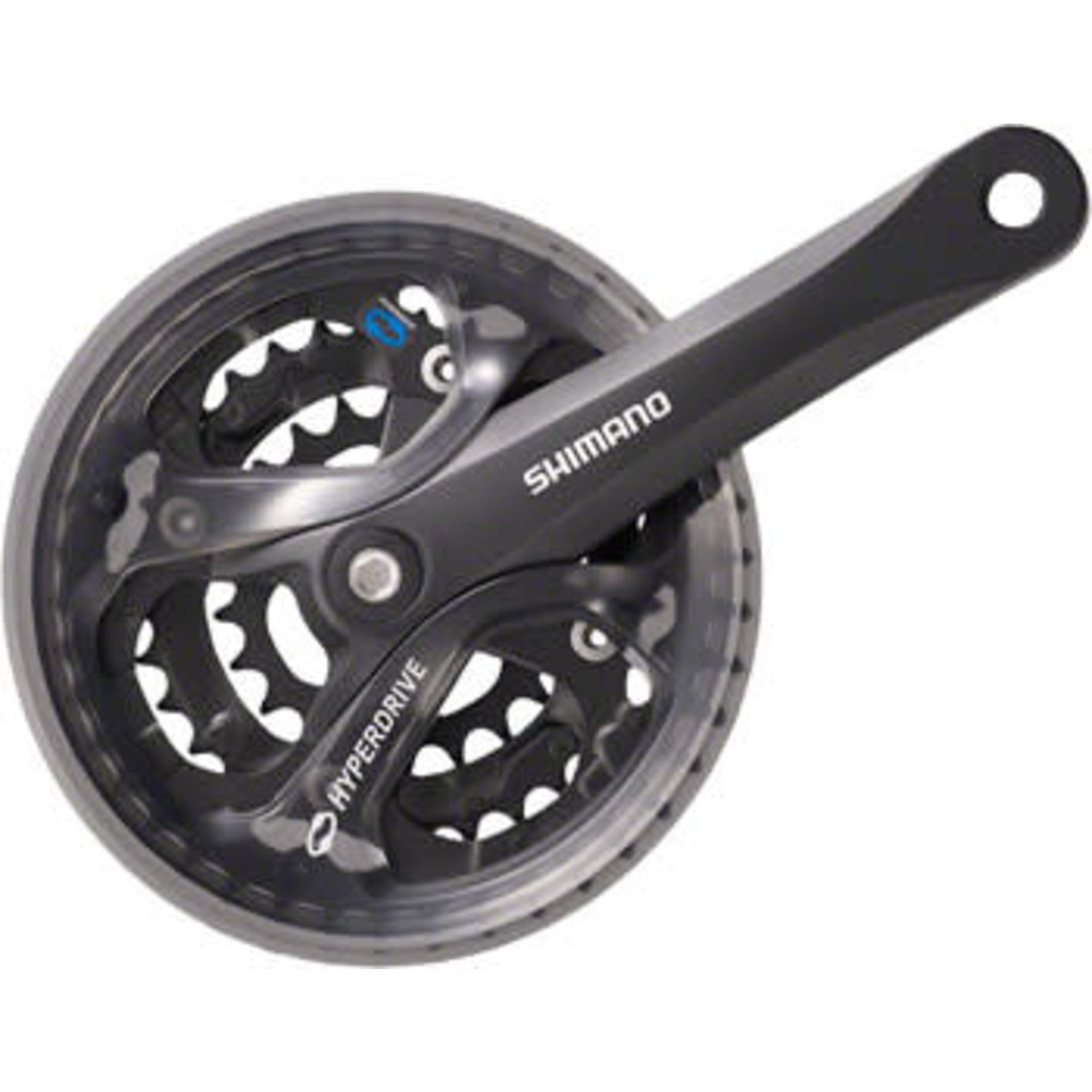 Shimano Acera FC-M361 Crankset - 175mm, 7/8-Speed, 42/32/22t, 104/64 BCD, Square Taper JIS Spindle Interface, Black